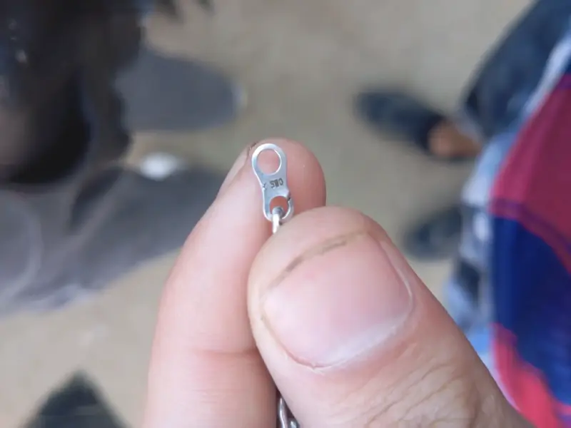 Cadena de plata estilo eslabón grueso - 3