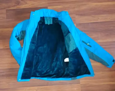 Chaqueta impermeable  azul rey  para hombre - miniatura 2