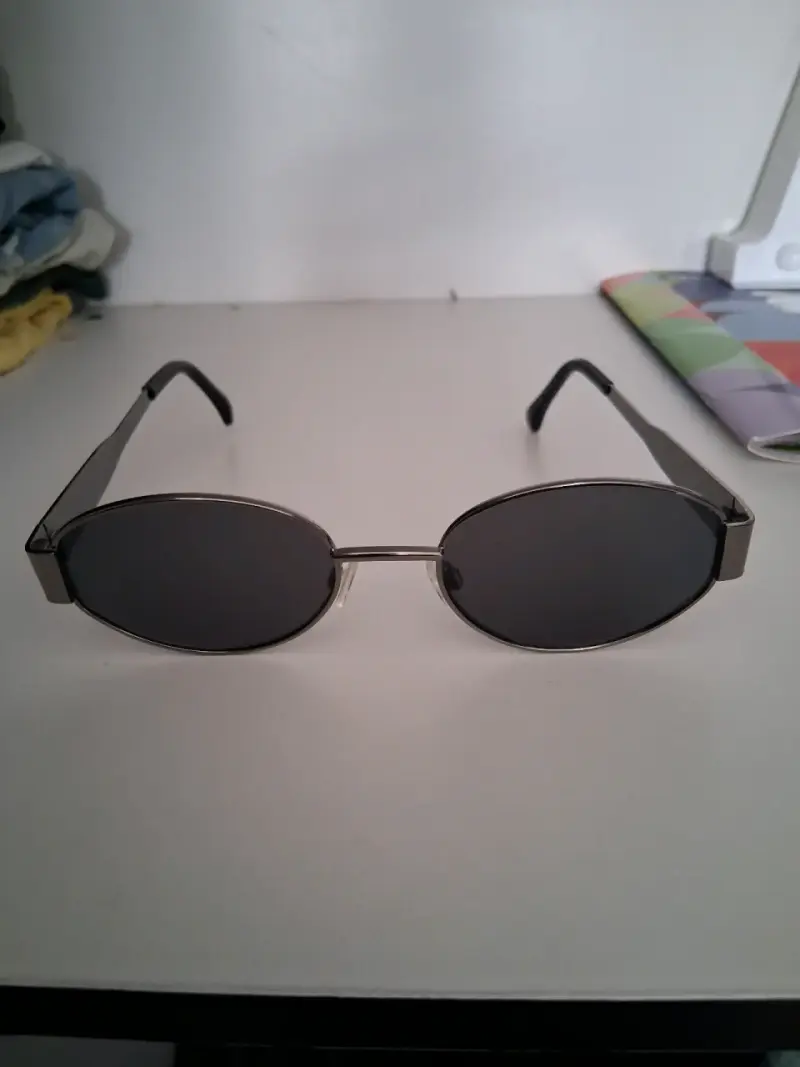 Gafas de sol ovaladas negras zara - 1