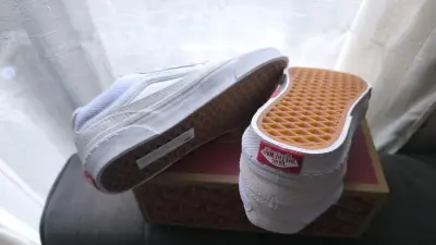 Zapatillas Vans Caldrone blancas - miniatura 3