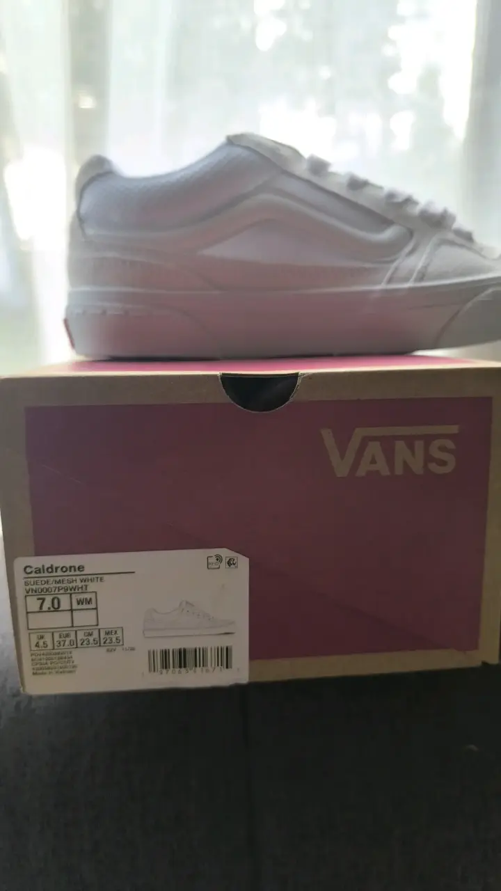 Zapatillas Vans Caldrone blancas - 5