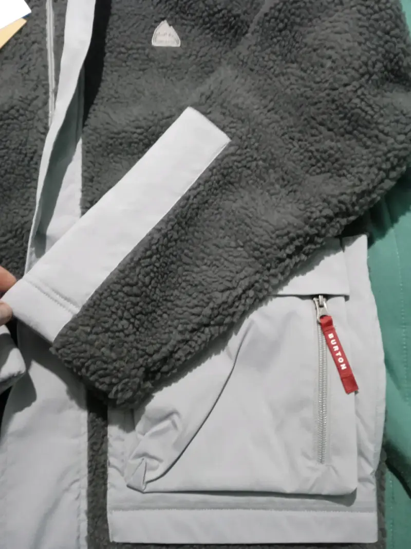 Chaqueta polar gris con capucha Burtons - 3