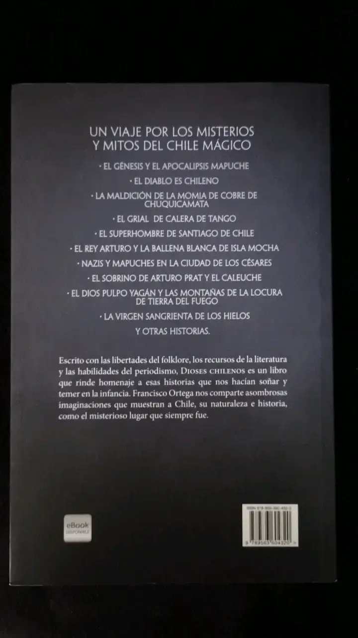 Libro 'Dioses Chilenos' de Francisco Ortega - 2