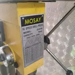 🛠️ TALADRO DE PEDESTAL MOSAY –TALLER/SEMI INDUST - 5