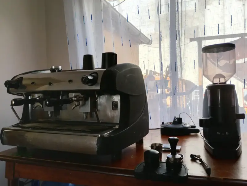 Máquina de café espresso profesional doble grupo - 5