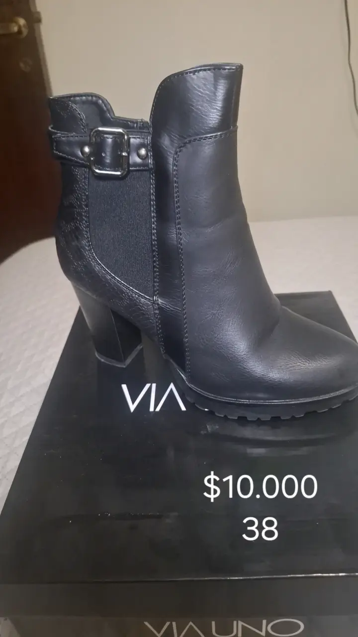 Botines negro con tacón - 2