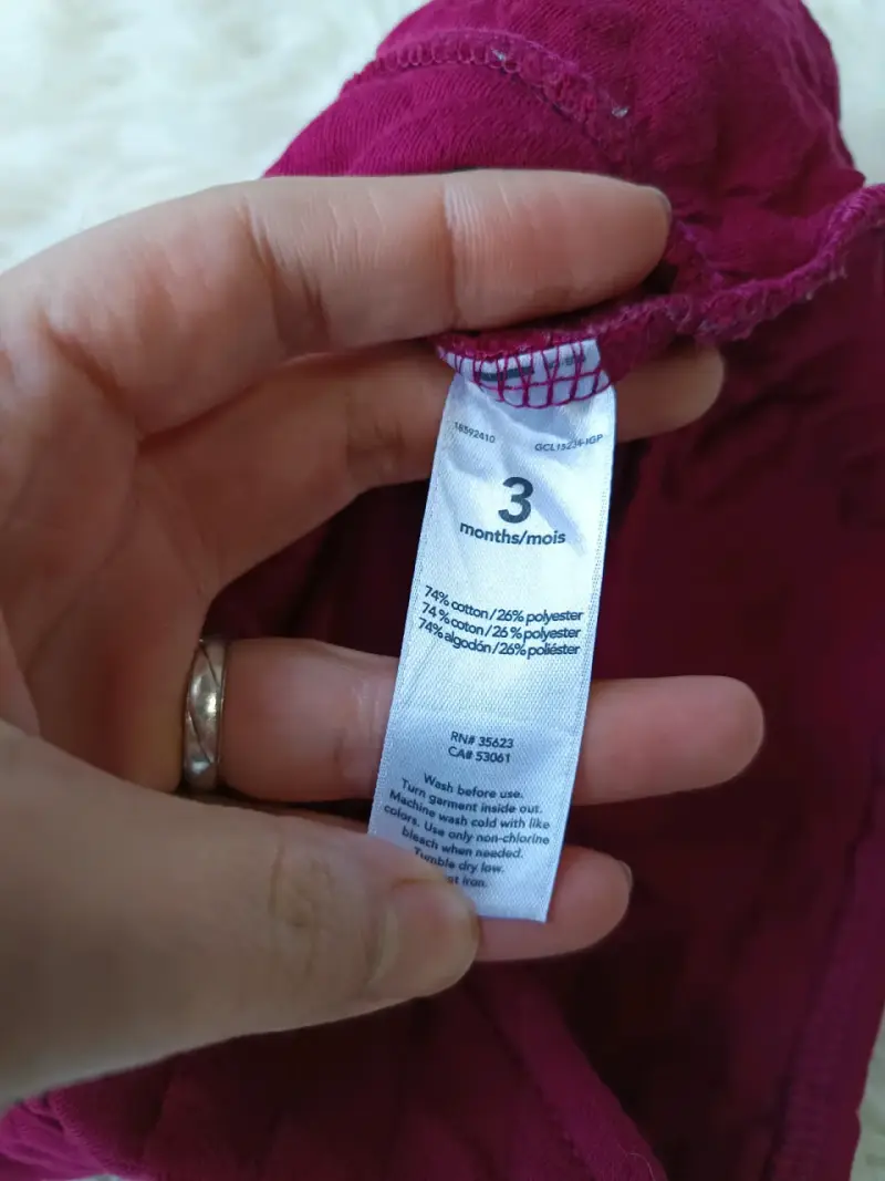 Choquito burdeos para niña - 3