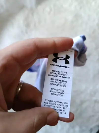 Pijama de bebé Under Armour azul y rosa - miniatura 4