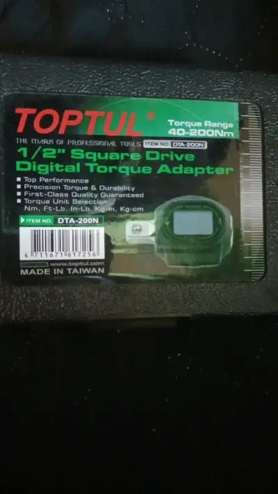 Adaptador de torque digital Toptul 1/2" - miniatura 1