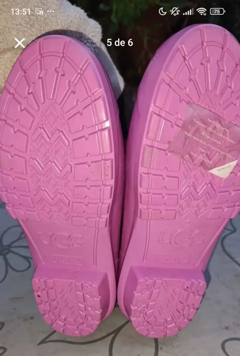 Botas de lluvia rosas para mujer - 4