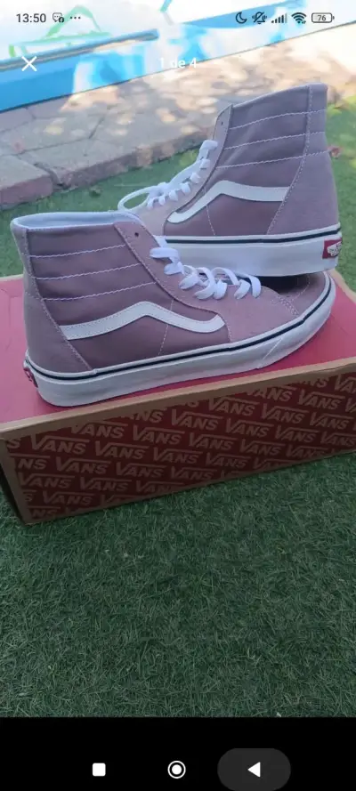 Zapatillas Vans Sk8-Hi color rosa - miniatura 1