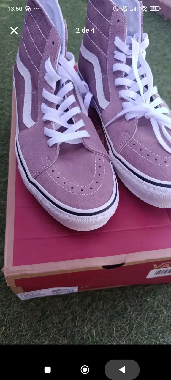 Zapatillas Vans Sk8-Hi color rosa - 2