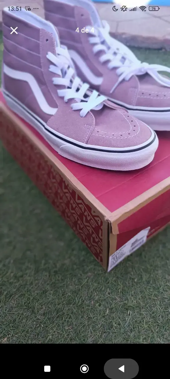 Zapatillas Vans Sk8-Hi color rosa - 4