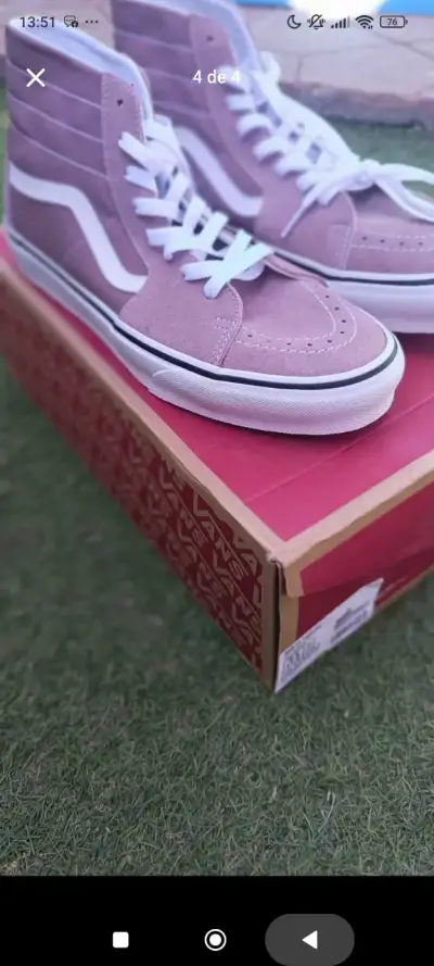 Zapatillas Vans Sk8-Hi color rosa - miniatura 4