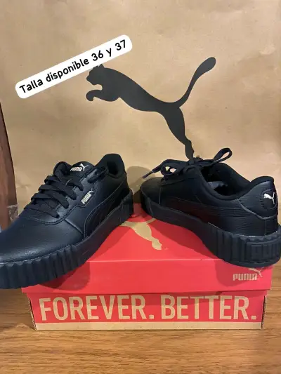 Zapatillas negras Puma talla 36 y 37.5 - miniatura 1