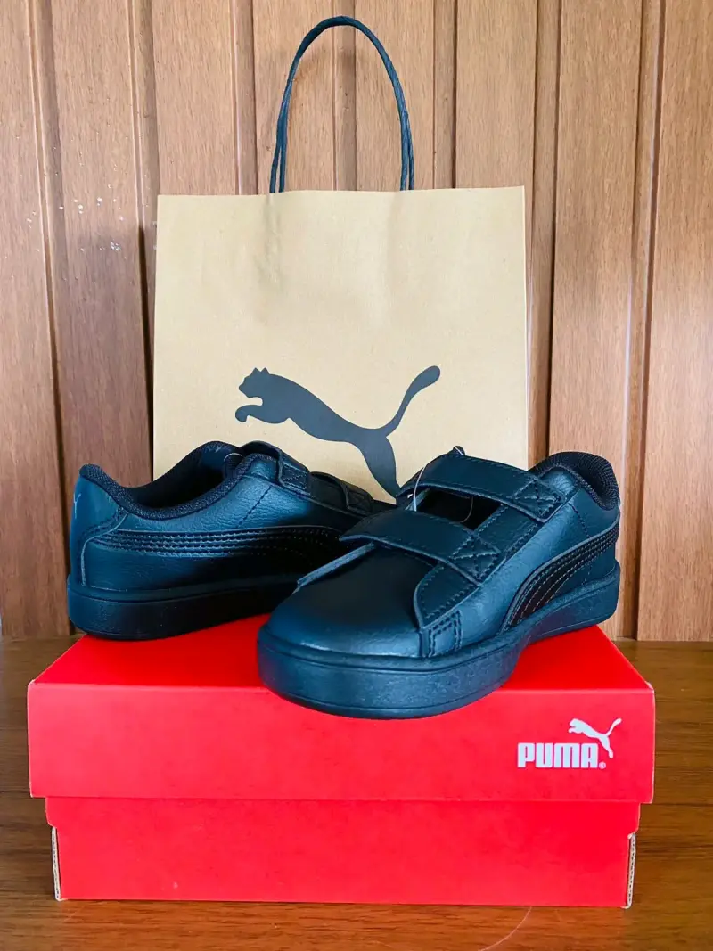 Zapatillas negras Puma para niñ@s talla 27 - 1