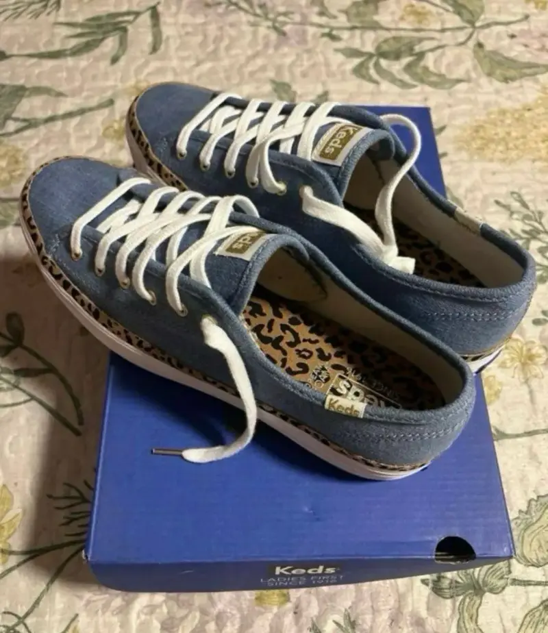 Zapatillas Keds denim con detalle animal print - 3