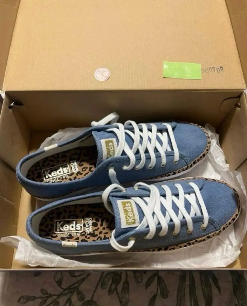 Zapatillas Keds denim con detalle animal print - 4