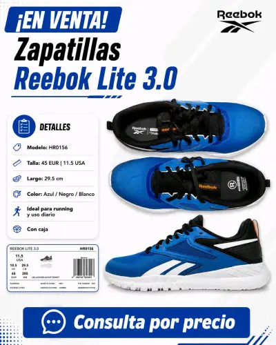 Zapatillas Reebok Lite 3.0 Azul - miniatura 1