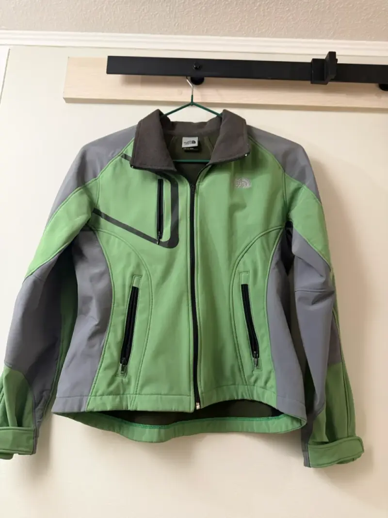 Chaqueta softshell verde The North Face - 1