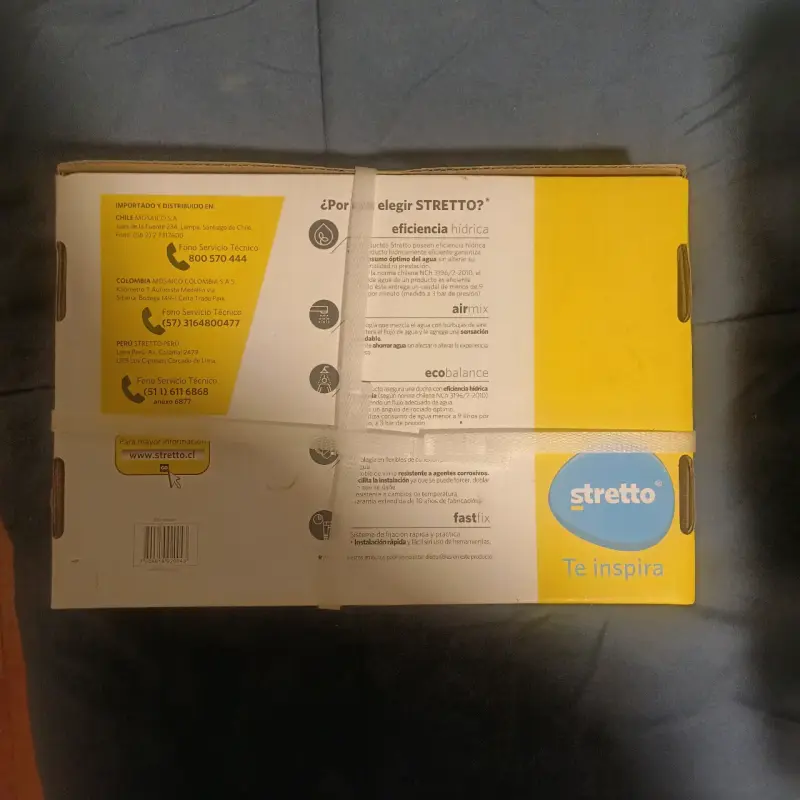 Grifería lavaplatos Stretto Maranello 8" cromo - 4
