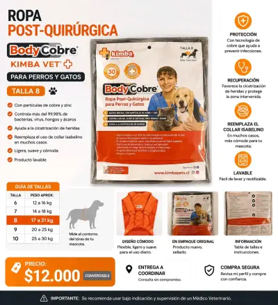 Ropa post-quirúrgica para perros y gatos BodyCobre - miniatura 1