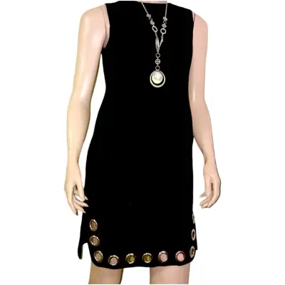 Jumper negro Lagerfeld con detalles metálicos - miniatura 1
