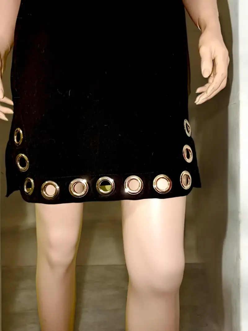 Jumper negro Lagerfeld con detalles metálicos - 3