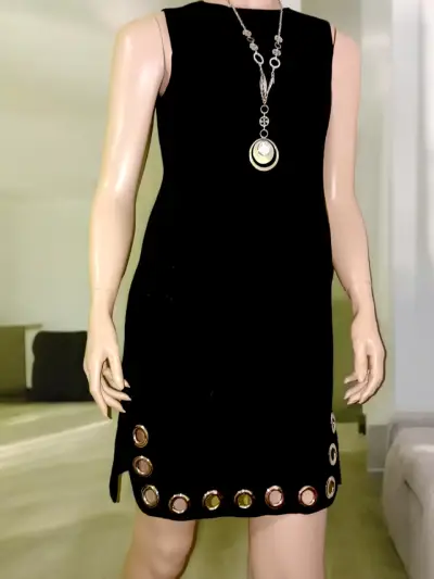 Jumper negro Lagerfeld con detalles metálicos - miniatura 4