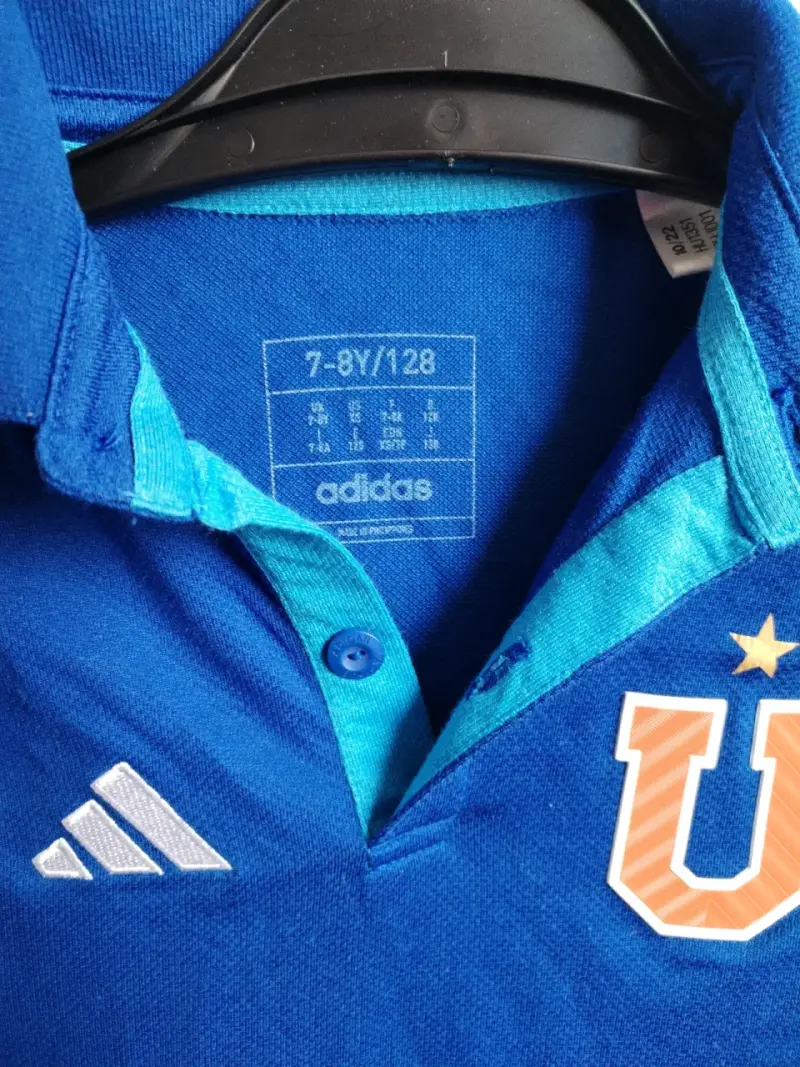 Polera azul de la U de Chile para niños - 2