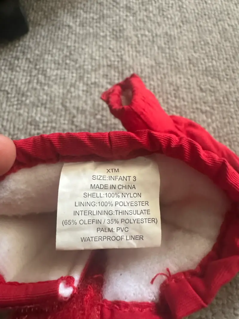 Guantes de nieve XTM rojos impermeables - 2