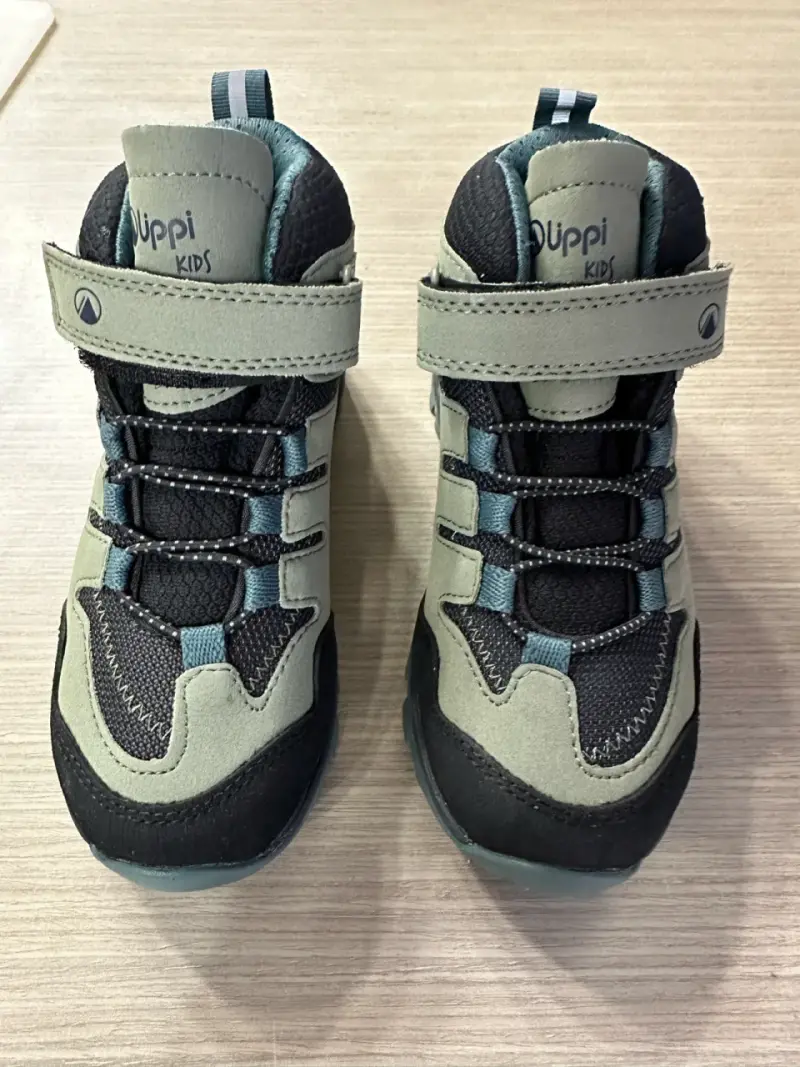 Botas infantiles Lippi Kids verde y negro N 31 - 1