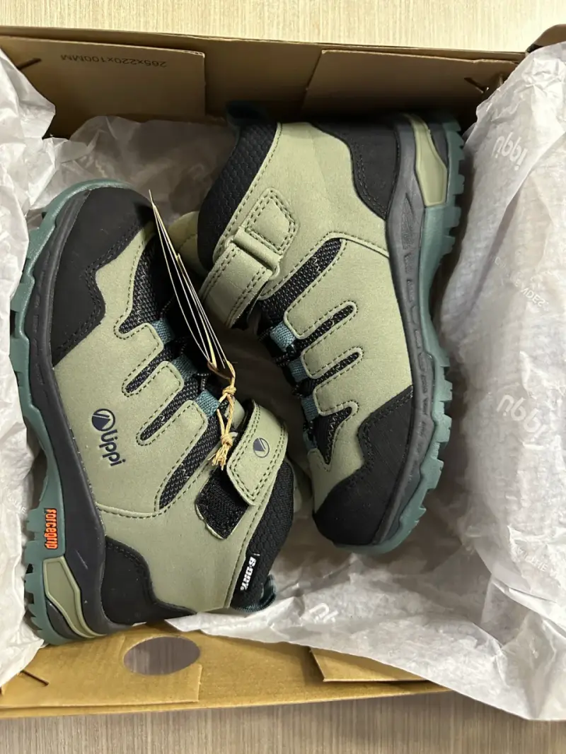Botas infantiles Lippi Kids verde y negro N 31 - 3
