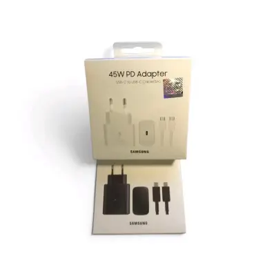 Kit 2 Cargadores Samsung 45W PD USB-C con cable 1m - miniatura 2