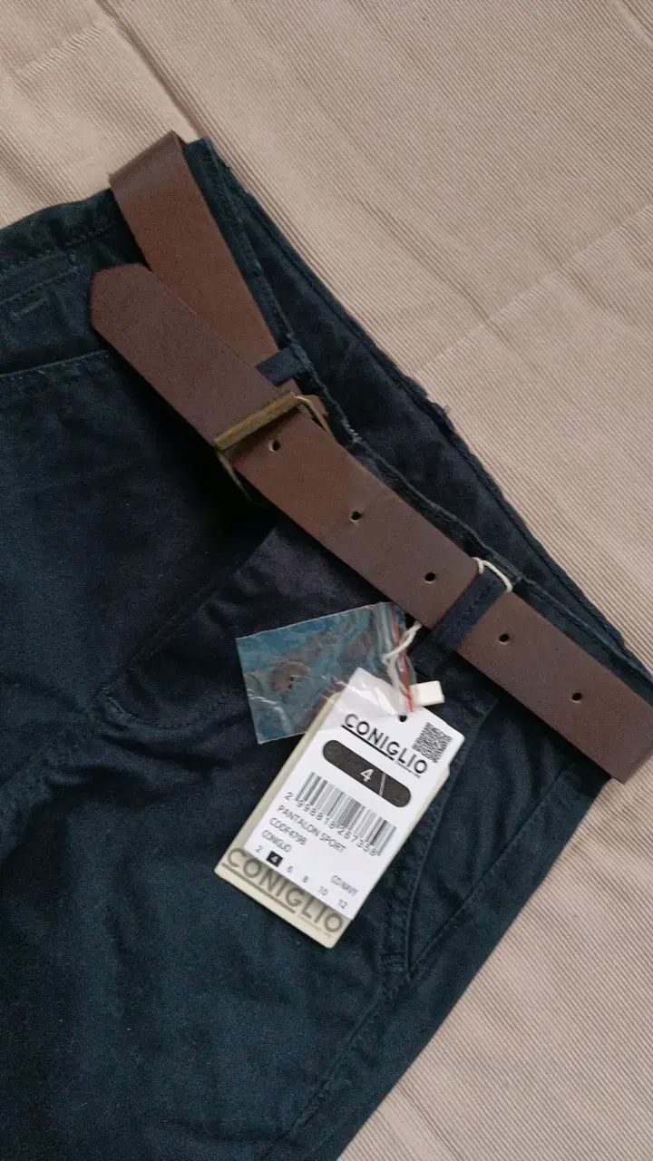 Pantalón Coniglio azúl marino para niños - 2
