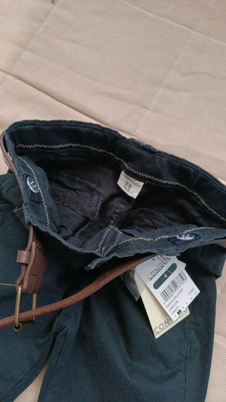 Pantalón Coniglio azúl marino para niños - 3