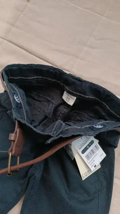 Pantalón Coniglio azúl marino para niños - miniatura 3