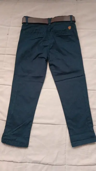 Pantalón Coniglio azúl marino para niños - miniatura 4
