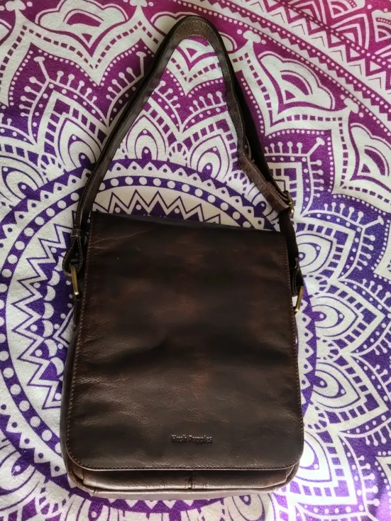 Bolso de cuero marrón Hush Puppies - 2