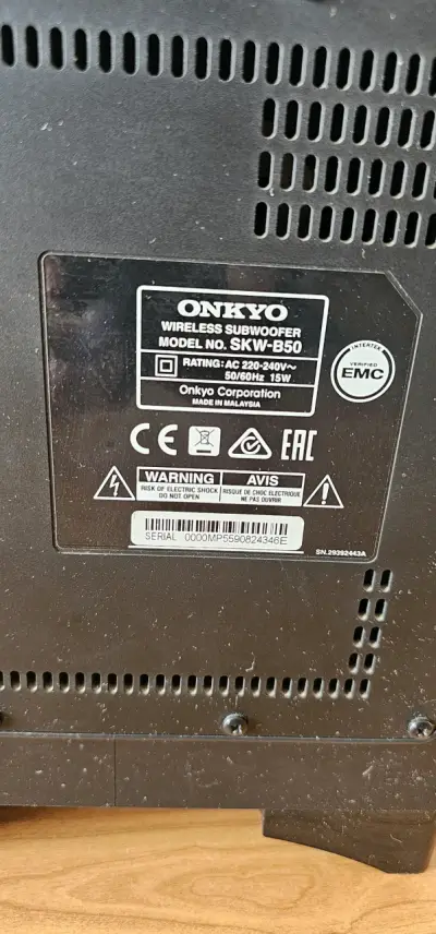 Sistema de sonido Onkyo con subwoofer - miniatura 3