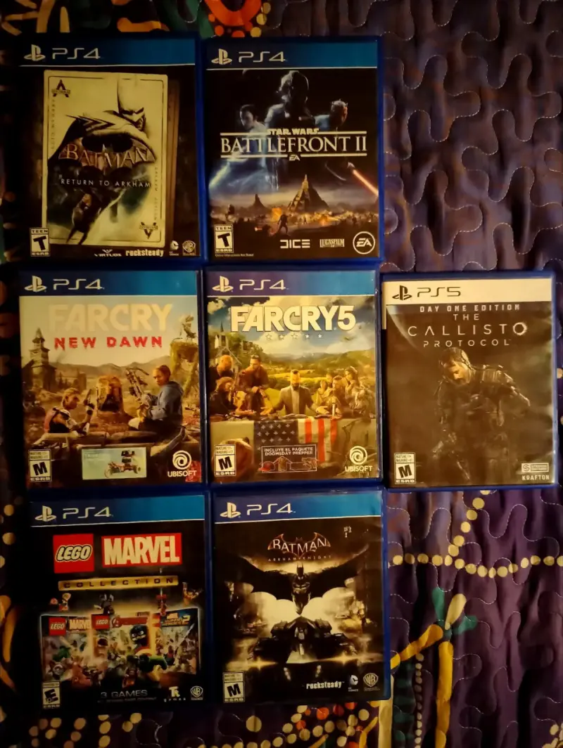 Colección de videojuegos PS4 y PS5
