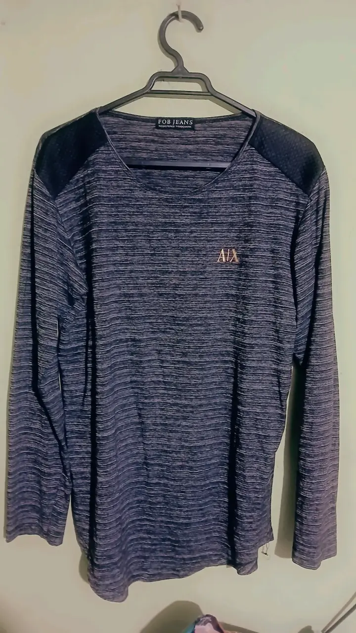 Polera manga larga gris FOB Jeans - 2