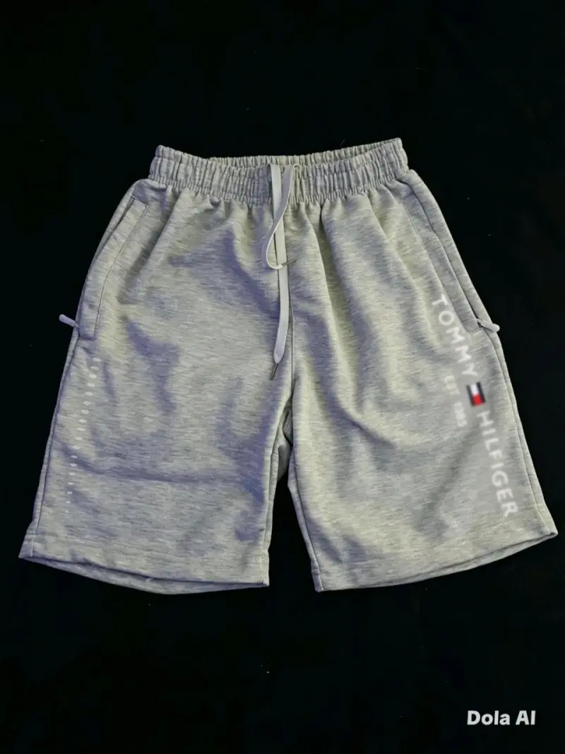 Shorts deportivos Tommy Hilfiger gris talla xs