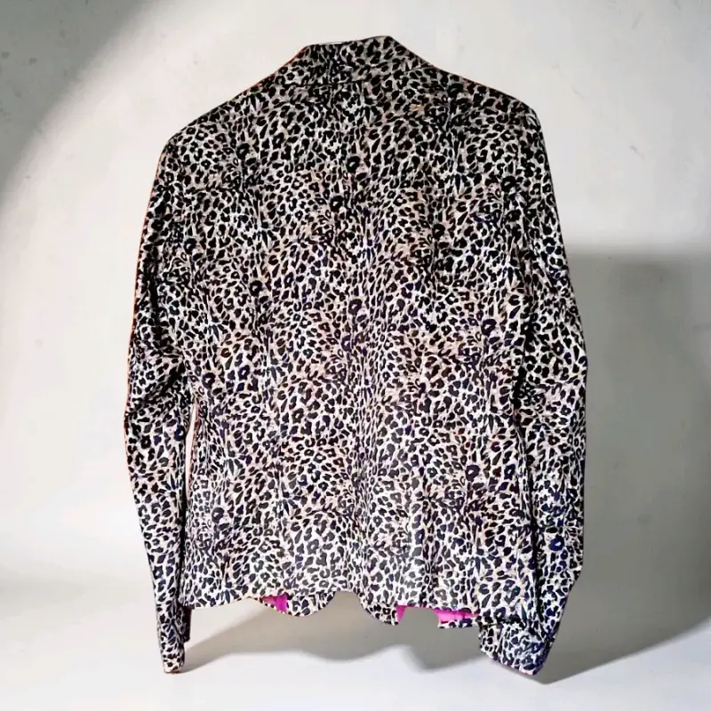 Blazer estampado animal print Alaniz - 2
