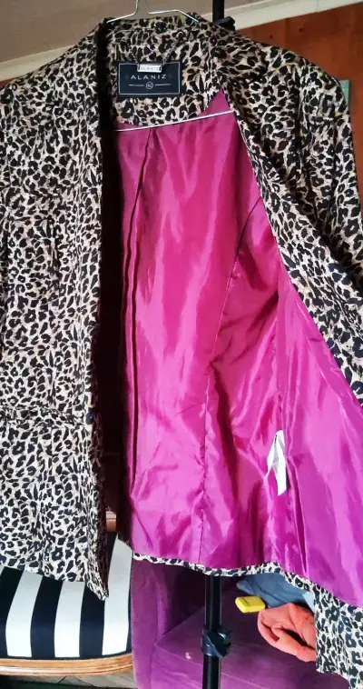 Blazer estampado animal print Alaniz - miniatura 6