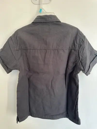 Camisa gris Zara de algodón para niño Talla 6 - miniatura 2
