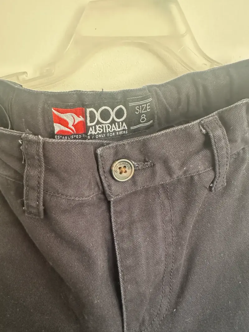 Pantalones cargo Doo Australia negro talla 8 - 3