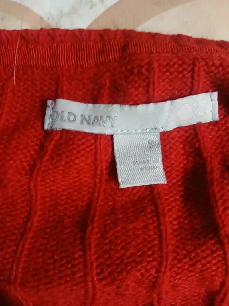 Chaleco rojo para mujer talla S - 2