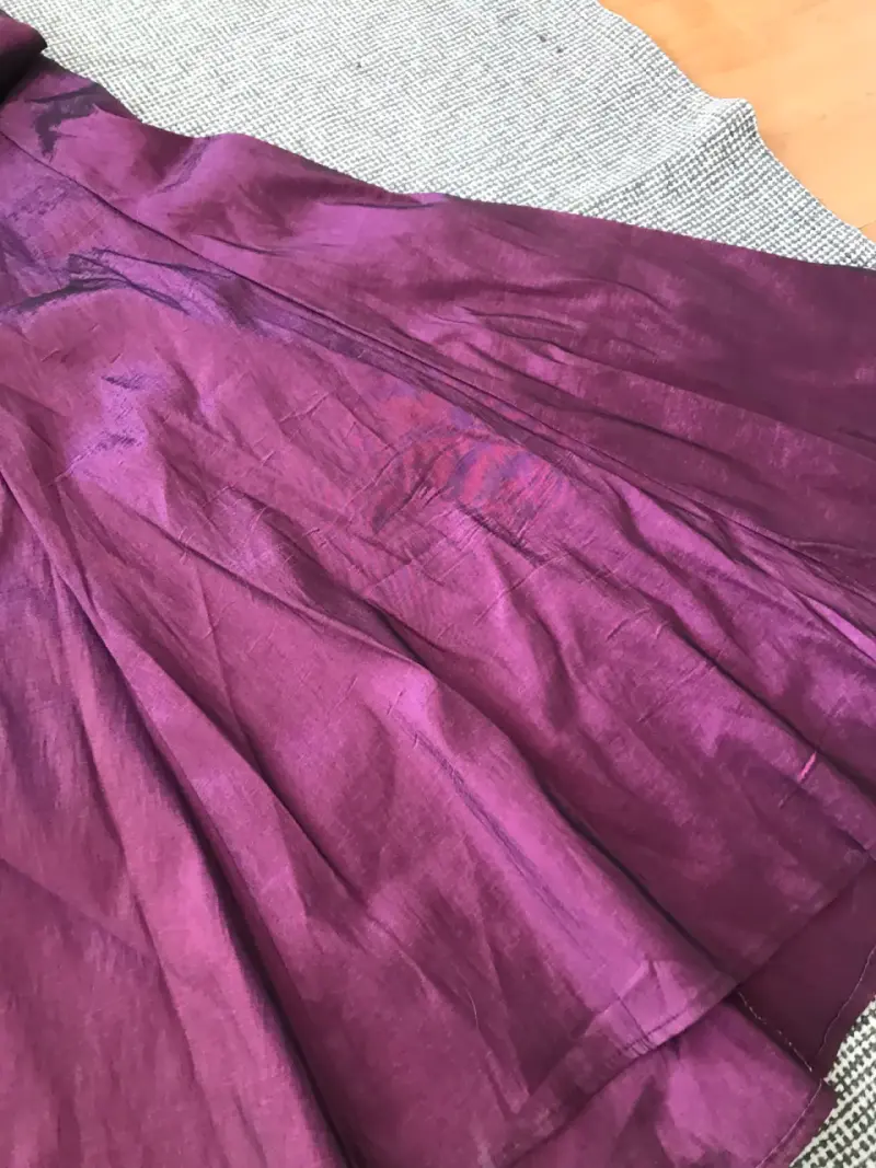 Vestido morado elegante para fiesta - 2