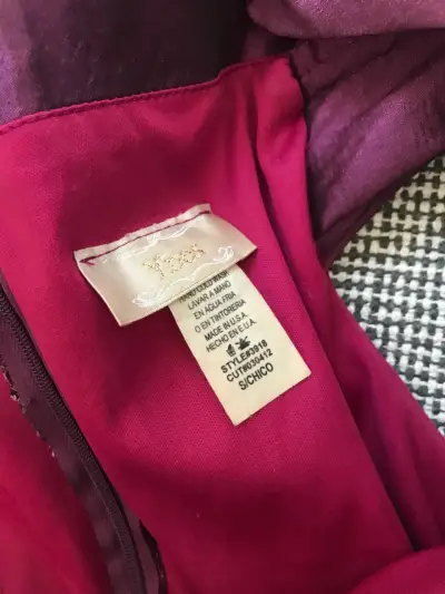 Vestido morado elegante para fiesta - miniatura 4